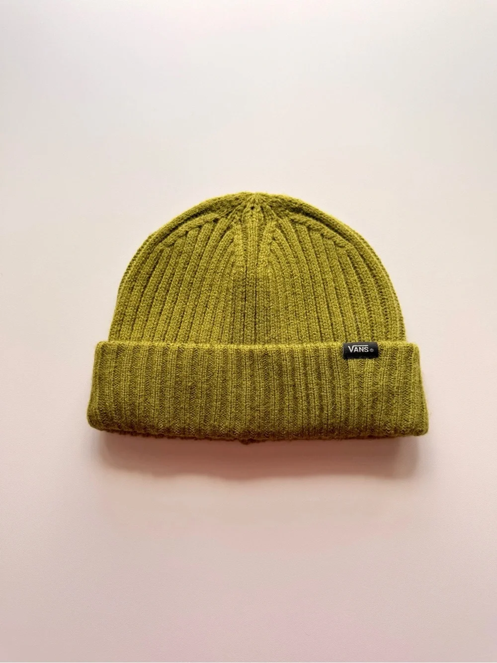 Vans Olive Green Ribbed Toddler Beanie